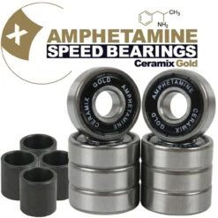 Amphetamine Bearings Skateboard Kugellager Ceramics Gold