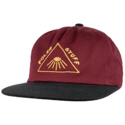 Poler Pyramid Scheme Cap Maroon