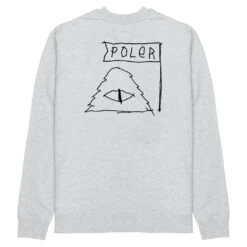 Poler Scribble Pullover - Grey Heather