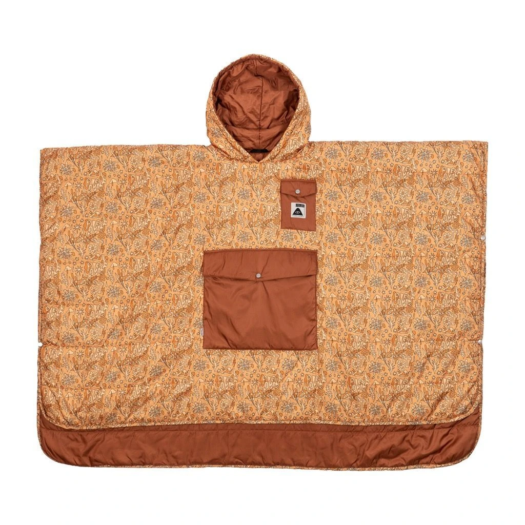 Poler Poncho - Bloomerorange 1 Poler Poncho - Bloomerorange