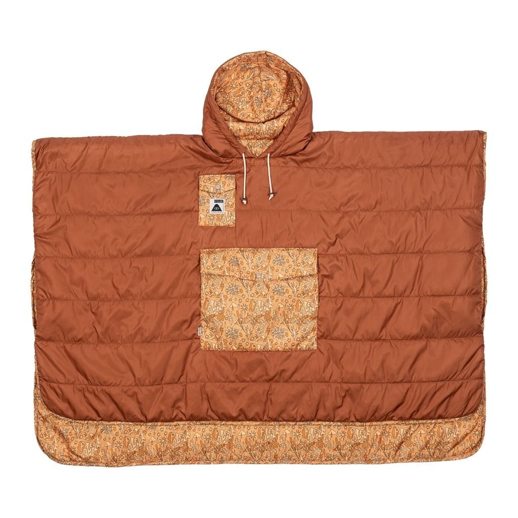 Poler Poncho - Bloomerorange 2 Poler Poncho - Bloomerorange – Bild 2