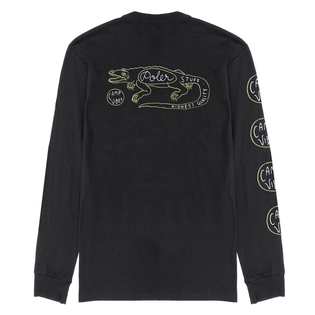 Poler Gator Longsleeve - Black 1 Poler Gator Longsleeve - Black