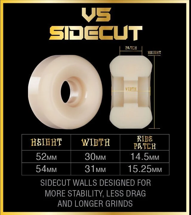 Bones Wheels Skateboard Rollen X-Formula 97A V5 Sidecut 52mm 2 Bones Wheels Skateboard Rollen X-Formula 97A V5 Sidecut 52mm – Bild 2