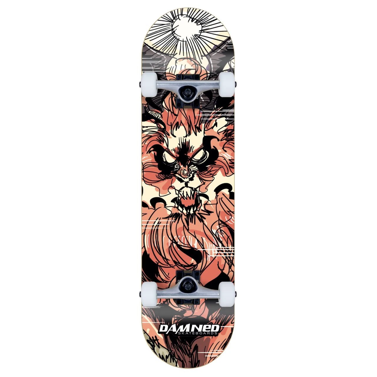 Damned Komplett Skateboard DS Draco Ignis
