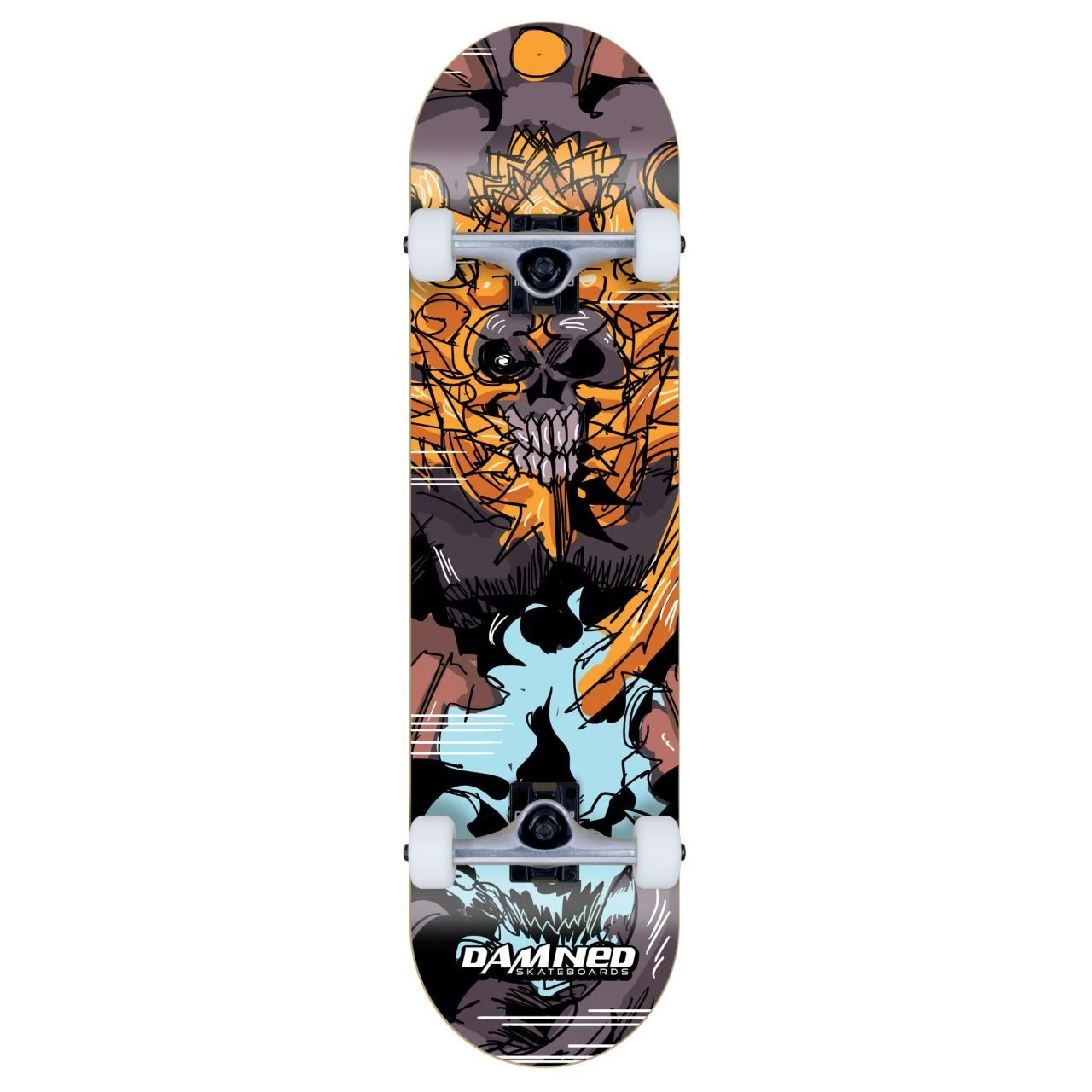 Damned Komplett Skateboard DS Draco Umbra 1 Damned Komplett Skateboard DS Draco Umbra