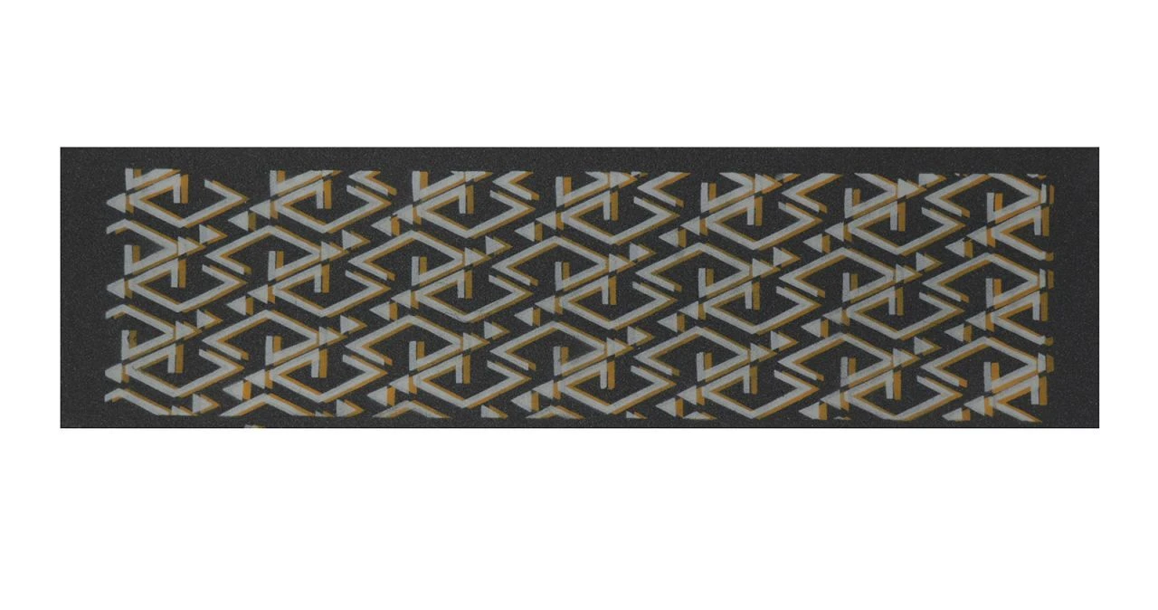 Goly Skateboard Griptape Pattern Orange 9" 1 Goly Skateboard Griptape Pattern Orange 9"