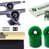 Impact Longboard Achsen Set 150mm Black / Green Wheels 70mm
