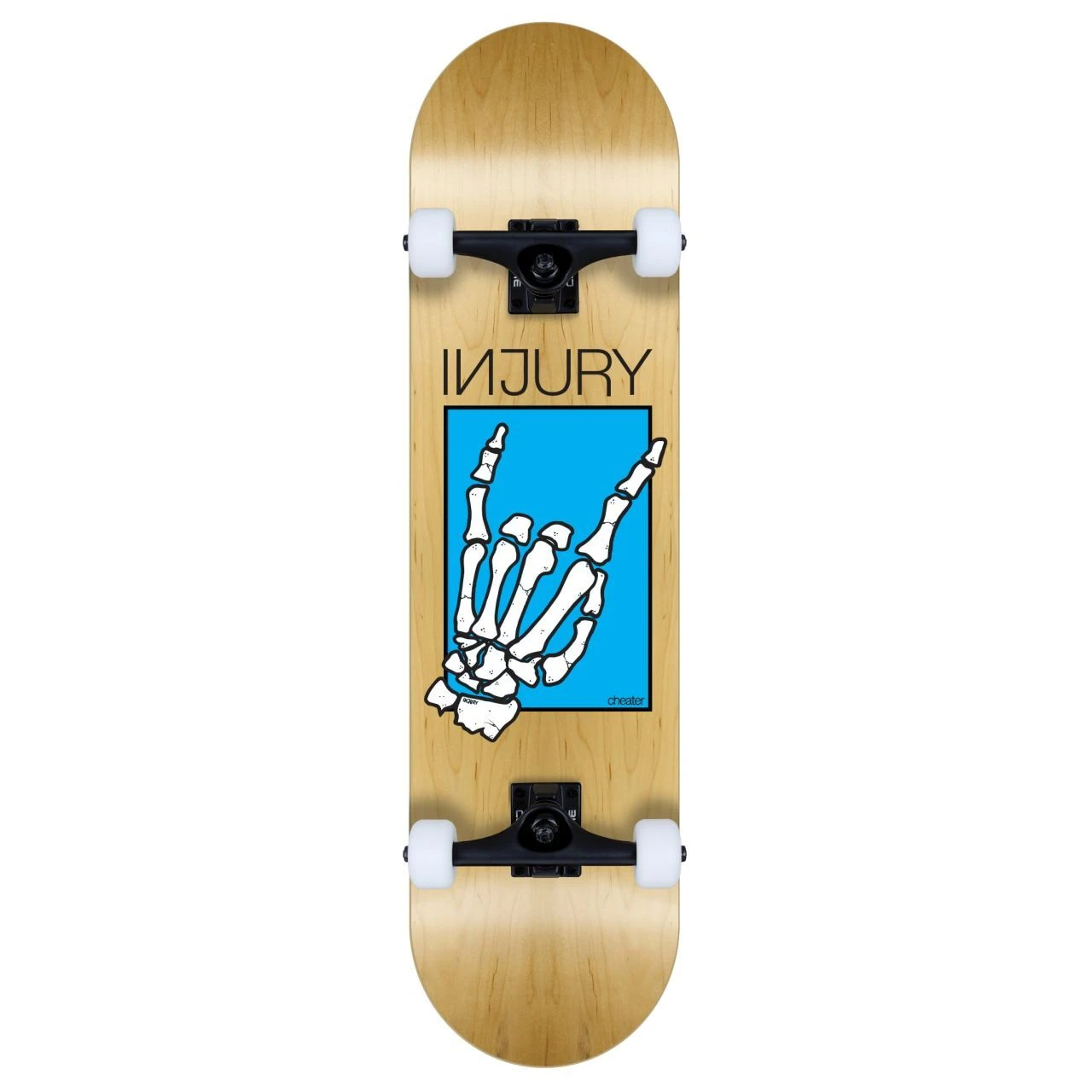 INJURY Komplett Skateboard Cheater 1 INJURY Komplett Skateboard Cheater