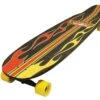 Paradise Complete Longboard Kicktail Rasta Hot Rod 55x11