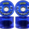 Bigfoot Mountain Cruiser Longboard Wheels Clear Blue 76mm 80a
