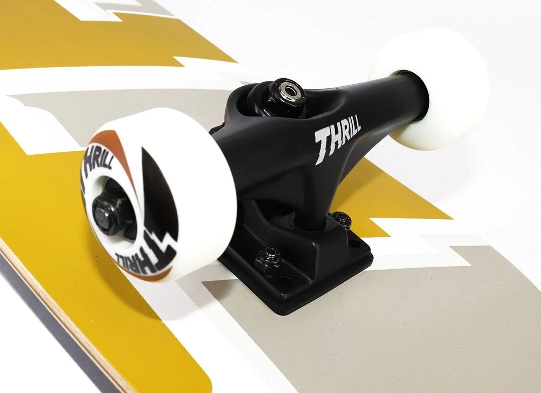 Thrill Kinder Komplett Skateboard Logo Sand 7.25 2 Thrill Kinder Komplett Skateboard Logo Sand 7.25 – Bild 2