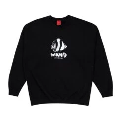 WKND Puffy Fish Pullover - Black
