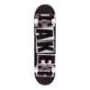 BAKER Complete BRAND LOGO BLK/BLK Skateboard 8.2, Black/white 8.2