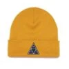 HUF Essentials Triple Triangle Cuff Beanie Gold