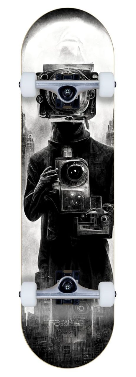 Damned Komplett Skateboard FS New York 1 Damned Komplett Skateboard FS New York