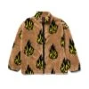 HUF Flamin Zip Sherpa Fleece - Oatmeal