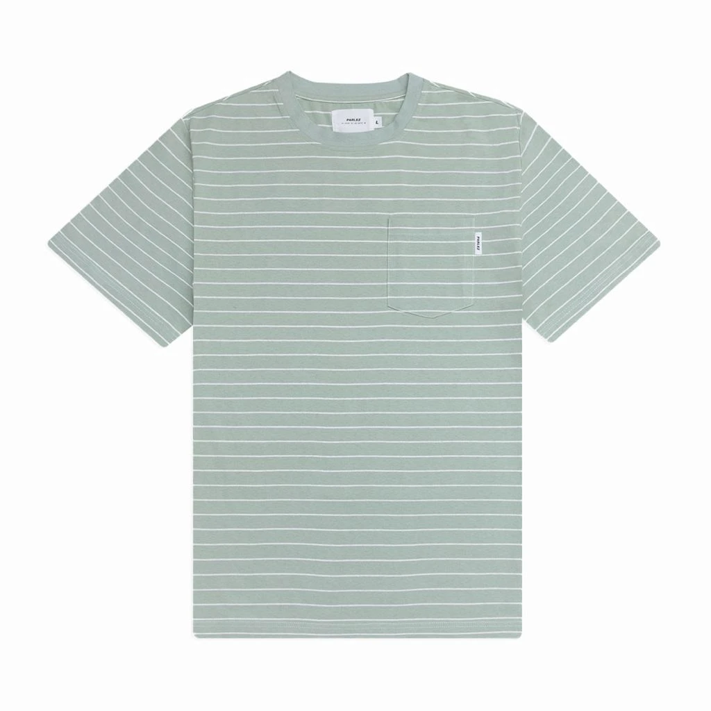 Parlez Helm Pocket T-Shirt Sage 1 Parlez Helm Pocket T-Shirt Sage