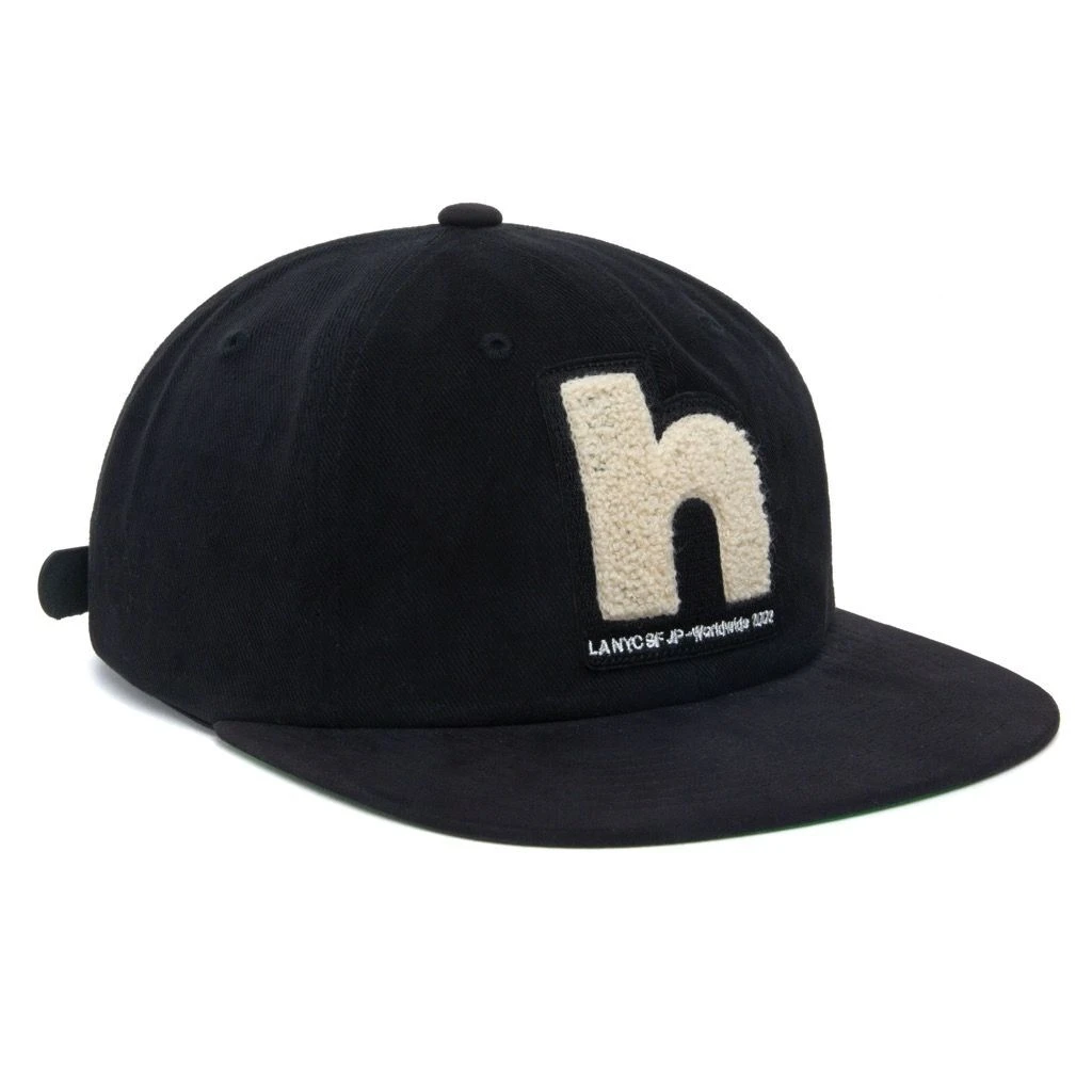 HUF Chenille Patch 6-Panel Hat - Black 1 HUF Chenille Patch 6-Panel Hat - Black