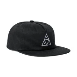HUF Set Triple Triangle Snapback - Black