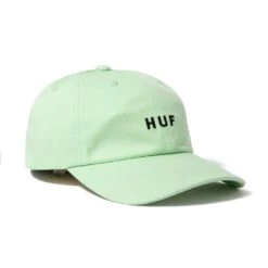HUF Set OG Curved Visor 6 Panel Hat - Smoke Green