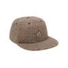 HUF One Star Houndstooth 6 Panel Cap - Oatmeal