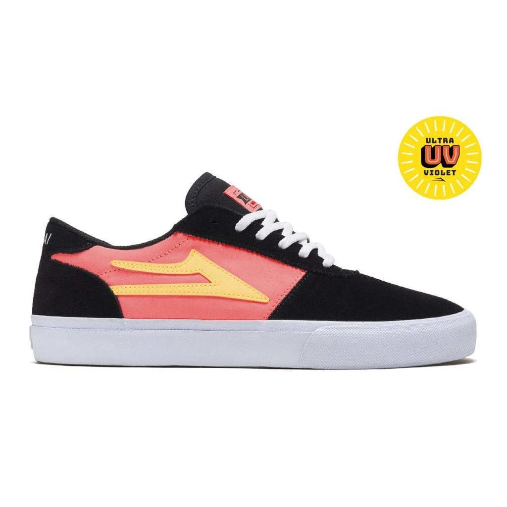 Lakai Manchester Schuhe - Black Red Uv Suede 2 Lakai Manchester Schuhe - Black Red Uv Suede – Bild 2