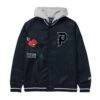 Primitive Keeper Two-Fer Varsity Jacke - Navy