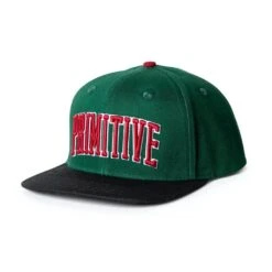 Primitive Collegiate Arch Snapback Cap - Green