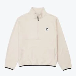Parlez Reese Fleece Quarter Zip - Ecru