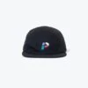 Parlez Roseau 5 Panel Cap - Black