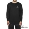 HUF Essentials TT Pullover Black