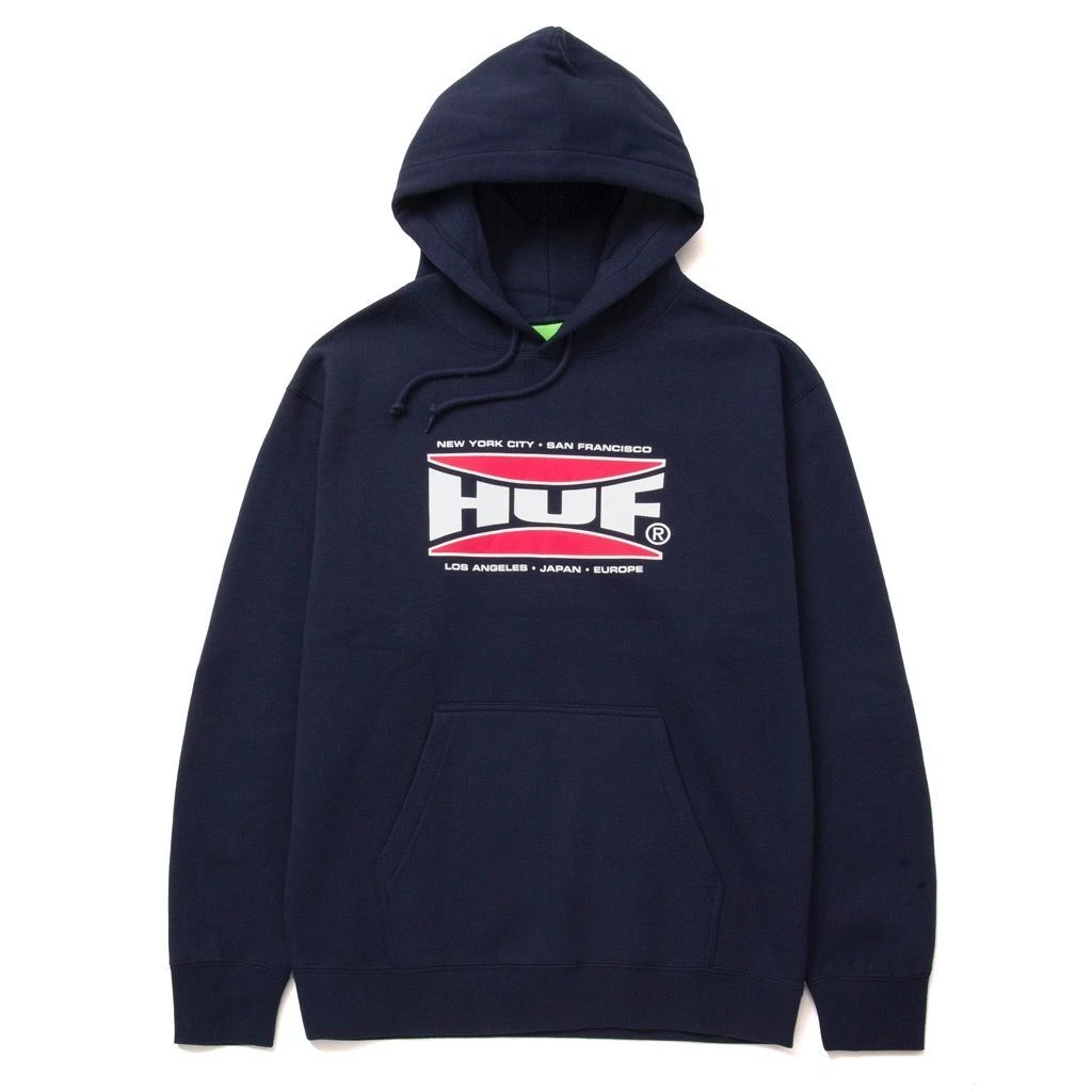 HUF Bolt Hoodie - Navy 1 HUF Bolt Hoodie - Navy