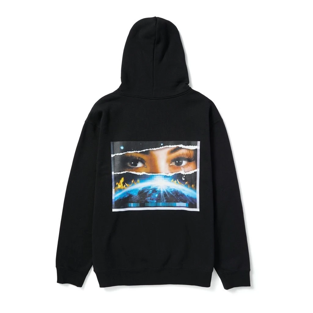 HUF Digital Domain Hoodie - Black 1 HUF Digital Domain Hoodie - Black