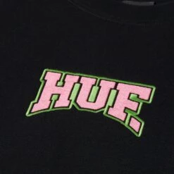 HUF Home Team Pullover - Black -Einzigartiges Skateboard pf00628 black 2 1280x1280