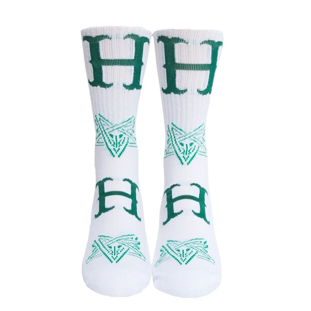 HUF X Thrasher Duality Sock - White 2 HUF X Thrasher Duality Sock - White – Bild 2