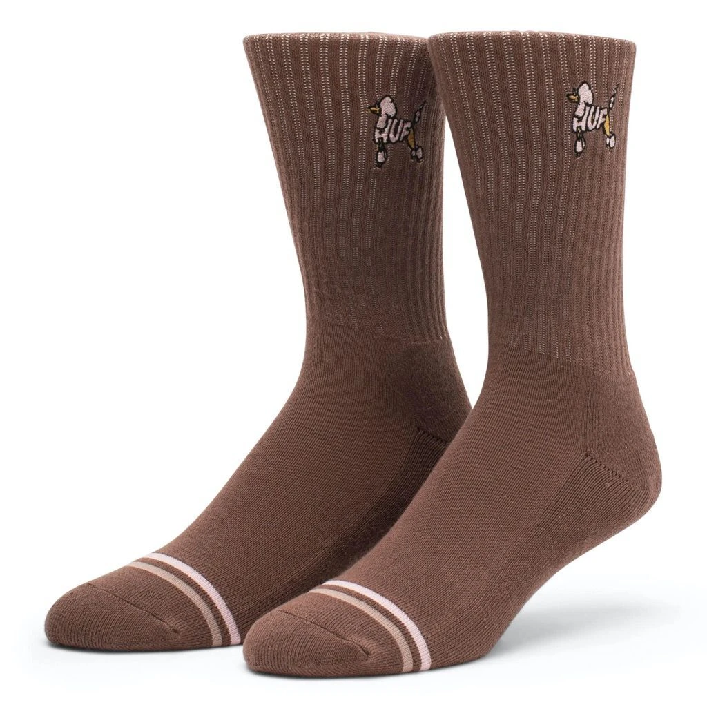 HUF Poodle Crew Socken - Bark 1 HUF Poodle Crew Socken - Bark
