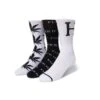 HUF Variety 3 Pack Socken - Black White