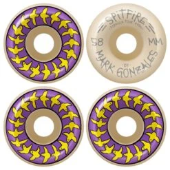 Spitfire Skateboard Rollen F4 Gonz Birds Conical Full 99A 58mm -Einzigartiges Skateboard spitfire formula 4 gonz birds conical full wheels 58mm 99a 1280x1280