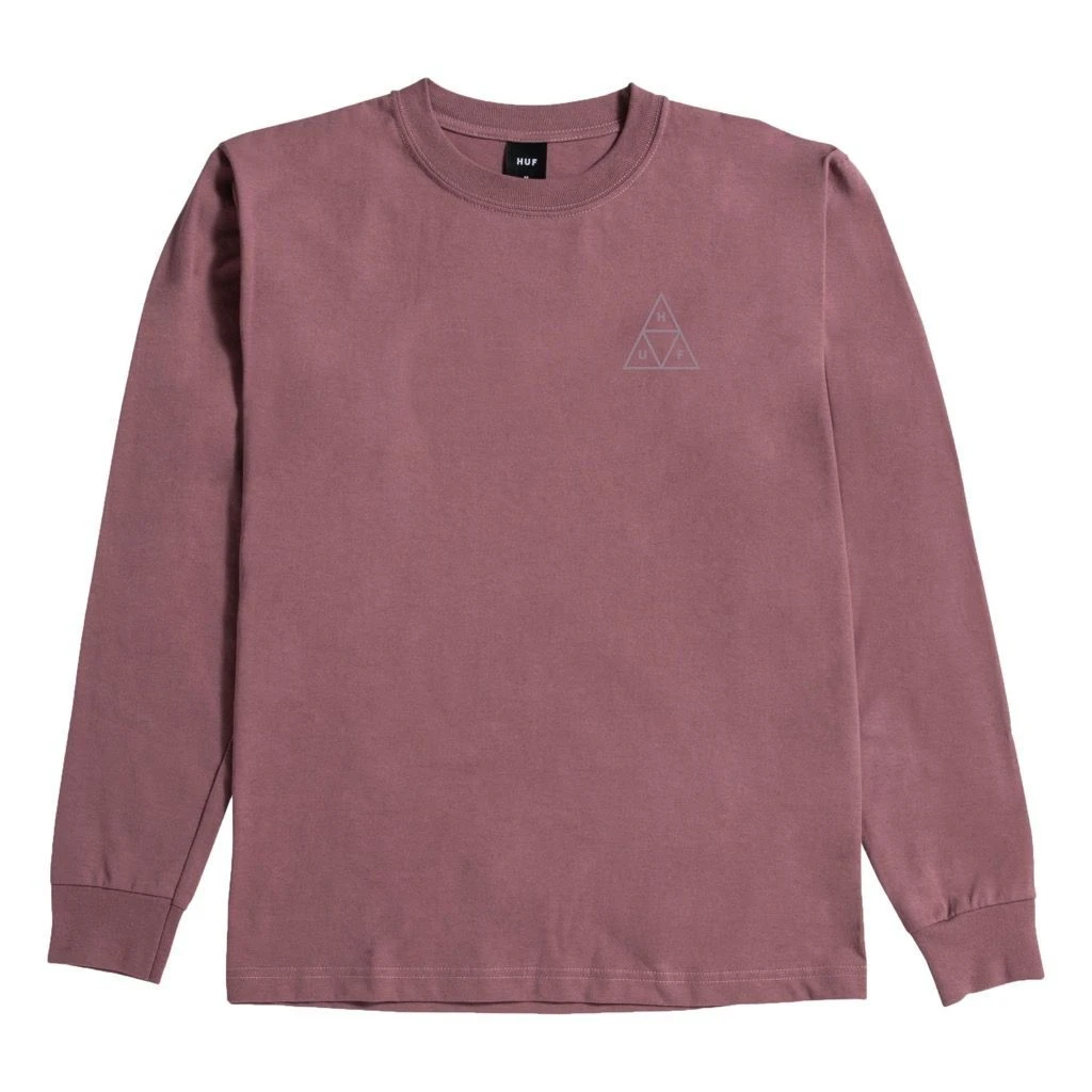 HUF Set Triple Triangle Longsleeve - Mauve 1 HUF Set Triple Triangle Longsleeve - Mauve