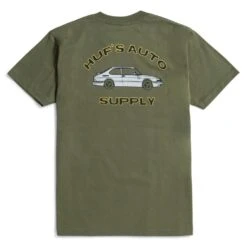 HUF Chop Shop Pocket T-Shirt - Olive