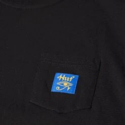 HUF Horus Pocket T-Shirt - Black -Einzigartiges Skateboard ts02084 black 3 1280x1280