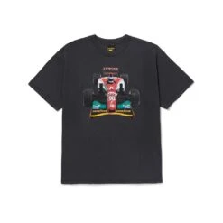 HUF F1 Washed T-Shirt - Washed Black