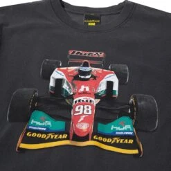 HUF F1 Washed T-Shirt - Washed Black -Einzigartiges Skateboard ts02116 wablk 3 1280x1280